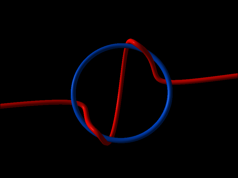 The non-trivial generator of the π₁ of the component of the whitehead link