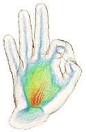 Lambda map of a 3d shape