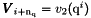 $\vecb{V}_{i+\nq}=v_2(\q^i)$