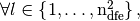 \forall l \in\ENS{1}{\ndfes},