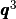 \pmb{q}^3